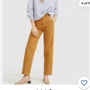 Everlane The Straight Leg Crop in Golden Brown Size 4